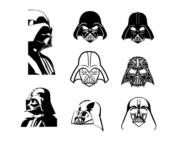 Star Wars Bundle Svg Darth Vader Svg Valentine/'s Day Svg Bow Tie Svg Flower Darth Vader Head Silhouette Funny Clipart Cut File For Cricut