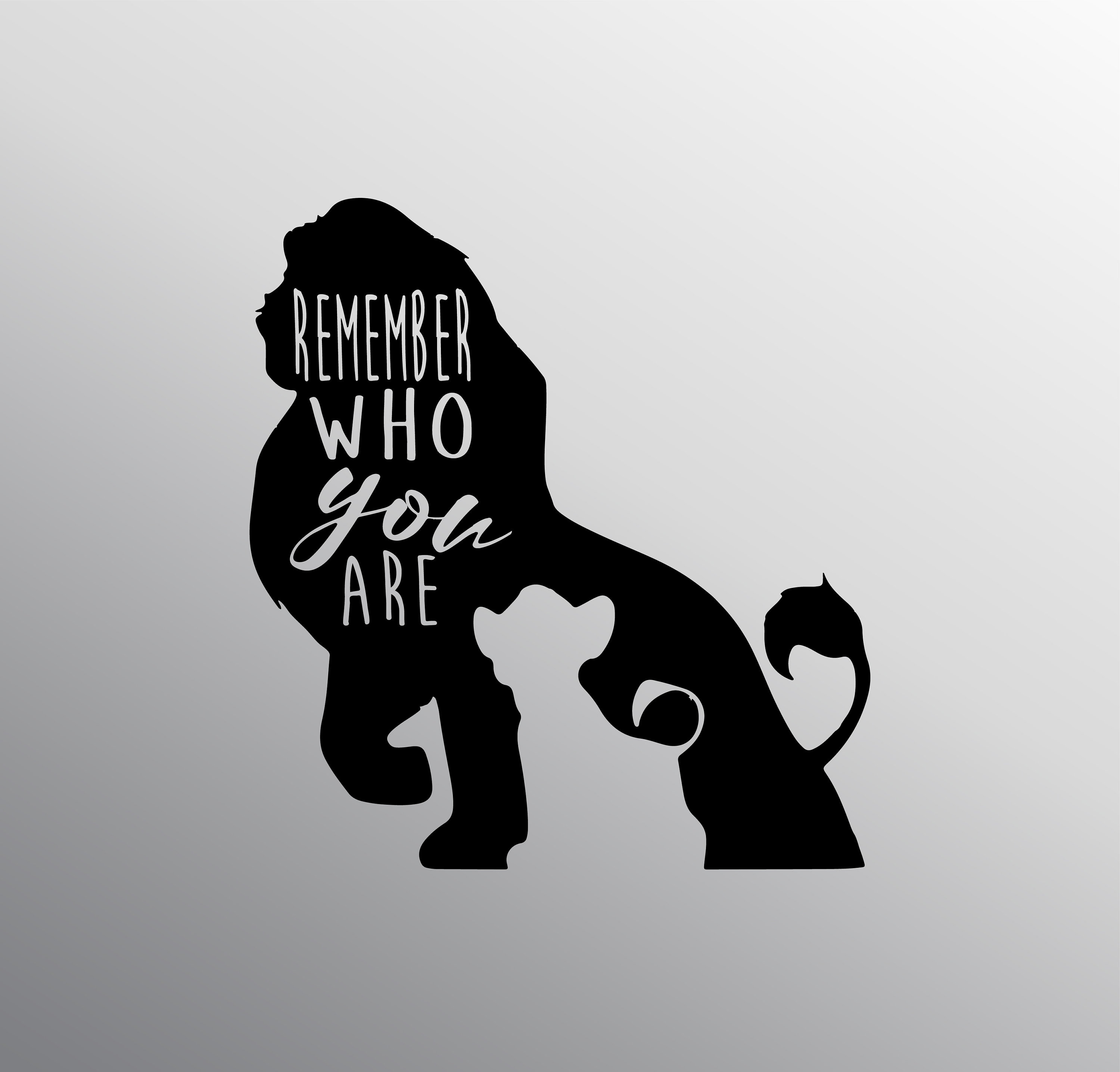 Lion King Svg Remember Who You Are Svg Lion King Cricut - Etsy Australia