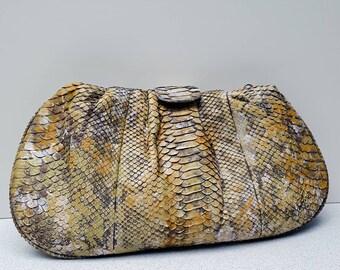 Handpainted clutch purse, clutch purse, unique purse ,one of a kind evening bag, distressed bag, textured bag,nature inspired handbag