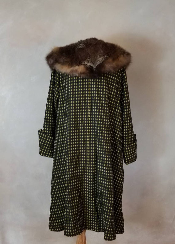 Vintage coat/1940's Coat/Swing Coat/Fapper Coat/W… - image 8