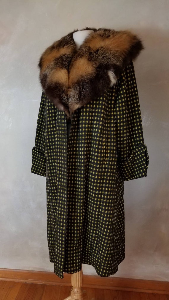 Vintage coat/1940's Coat/Swing Coat/Fapper Coat/W… - image 9