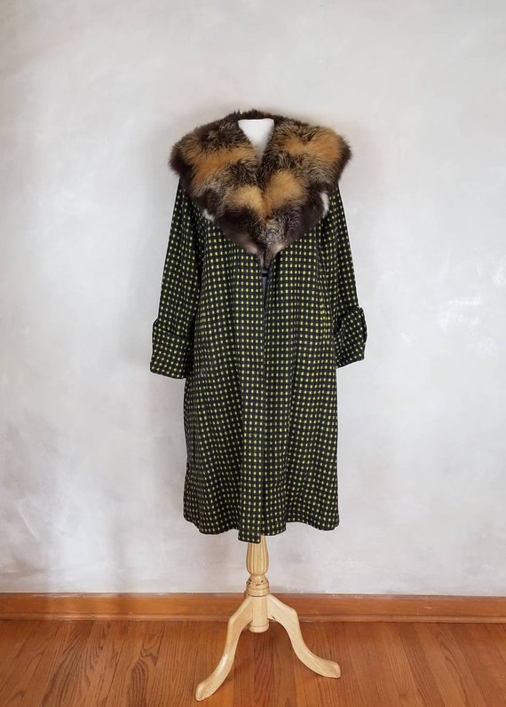 Vintage coat/1940's Coat/Swing Coat/Fapper Coat/W… - image 5