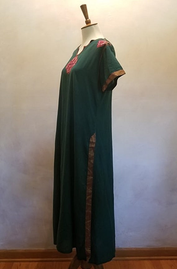 1970's Vintage Maxi Boho Dress - image 4