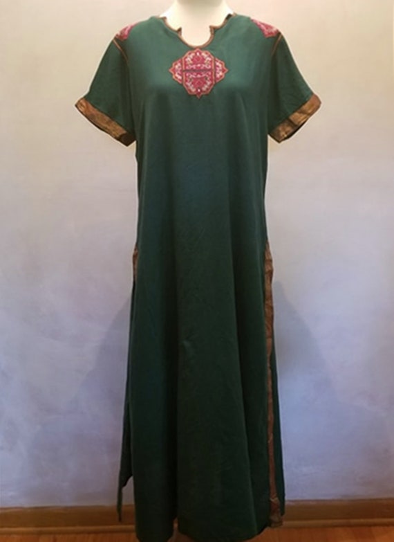 1970's Vintage Maxi Boho Dress - image 5