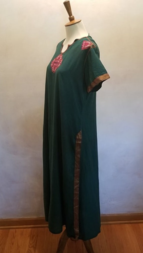 1970's Vintage Maxi Boho Dress - image 2