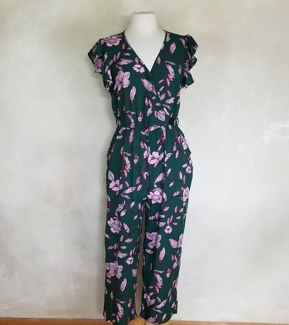 Vintage jumpsuit/1930 style/vintage floral print/… - image 2