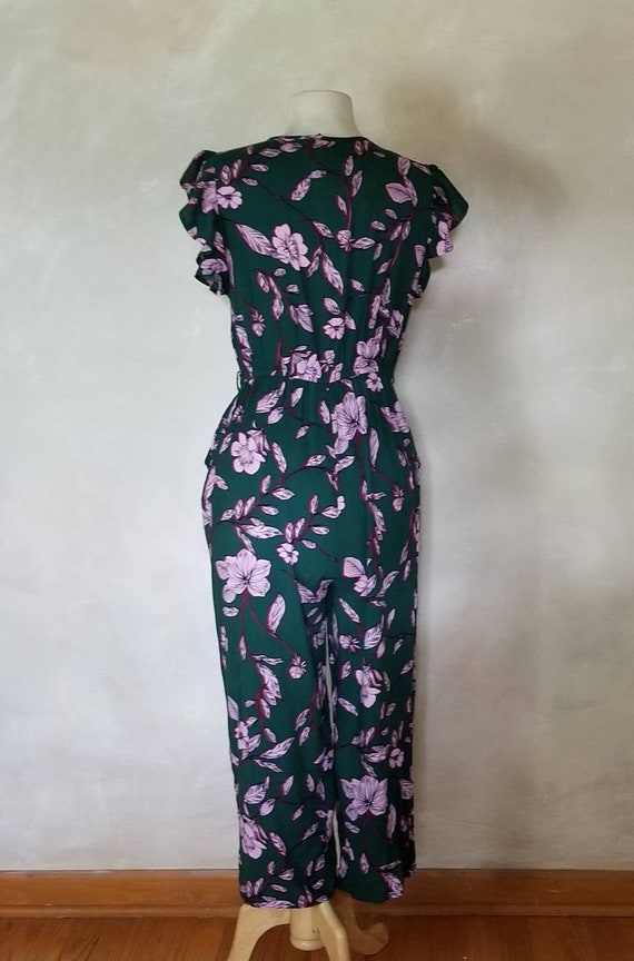 Vintage jumpsuit/1930 style/vintage floral print/… - image 9