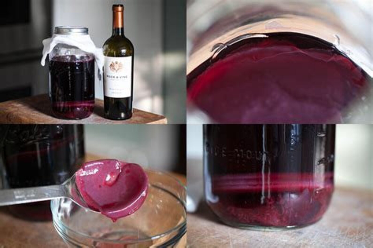 Vinegar Mother Red Wine SCOBY Fermentation Pre and Probiotic Etsy