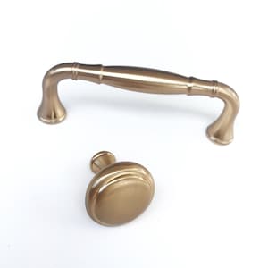 Champagne Bronze Cabinet Pull Modern Farmhouse Drawer Hardware