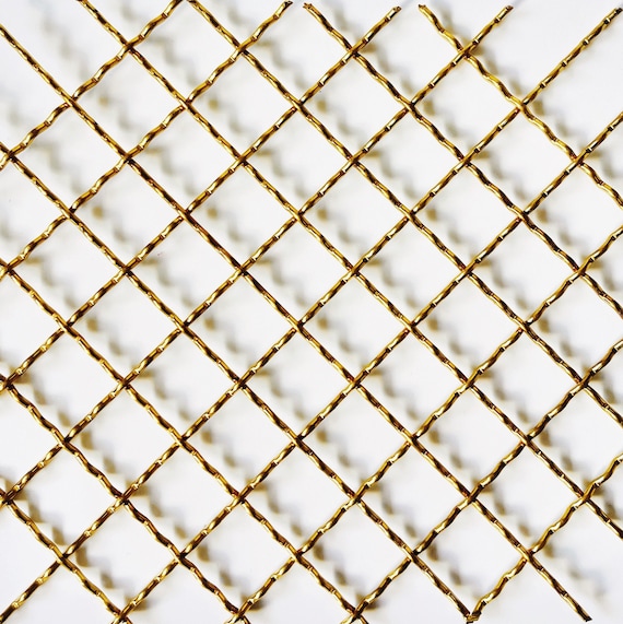 Wire Mesh Satin Brass Furniture and Creative Grille Mesh -  Denmark