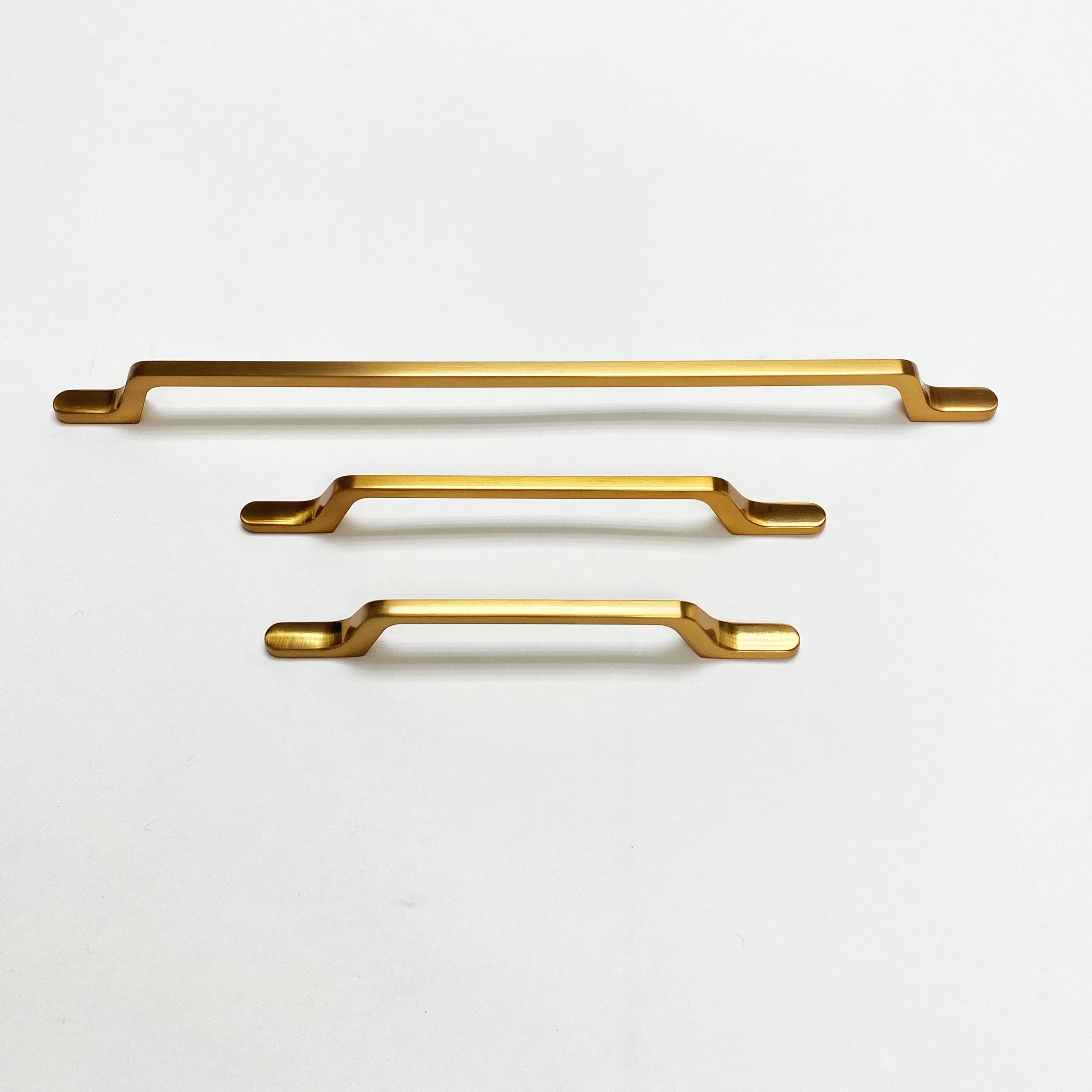 Aged Gold Cabinet Drawer Pull Modern Farmhouse Hardware