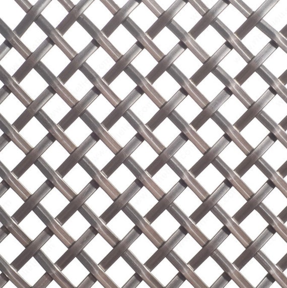 Fine Woven Mesh - Woven Mesh - Brass Grille - Decorative Exterior Grilles  for Radiator Covers and more