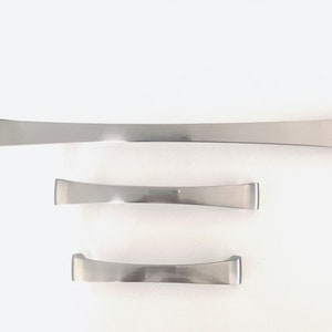 Brushed Nickel Arch Cabinet Pull Contemporary Kitchen Hardware