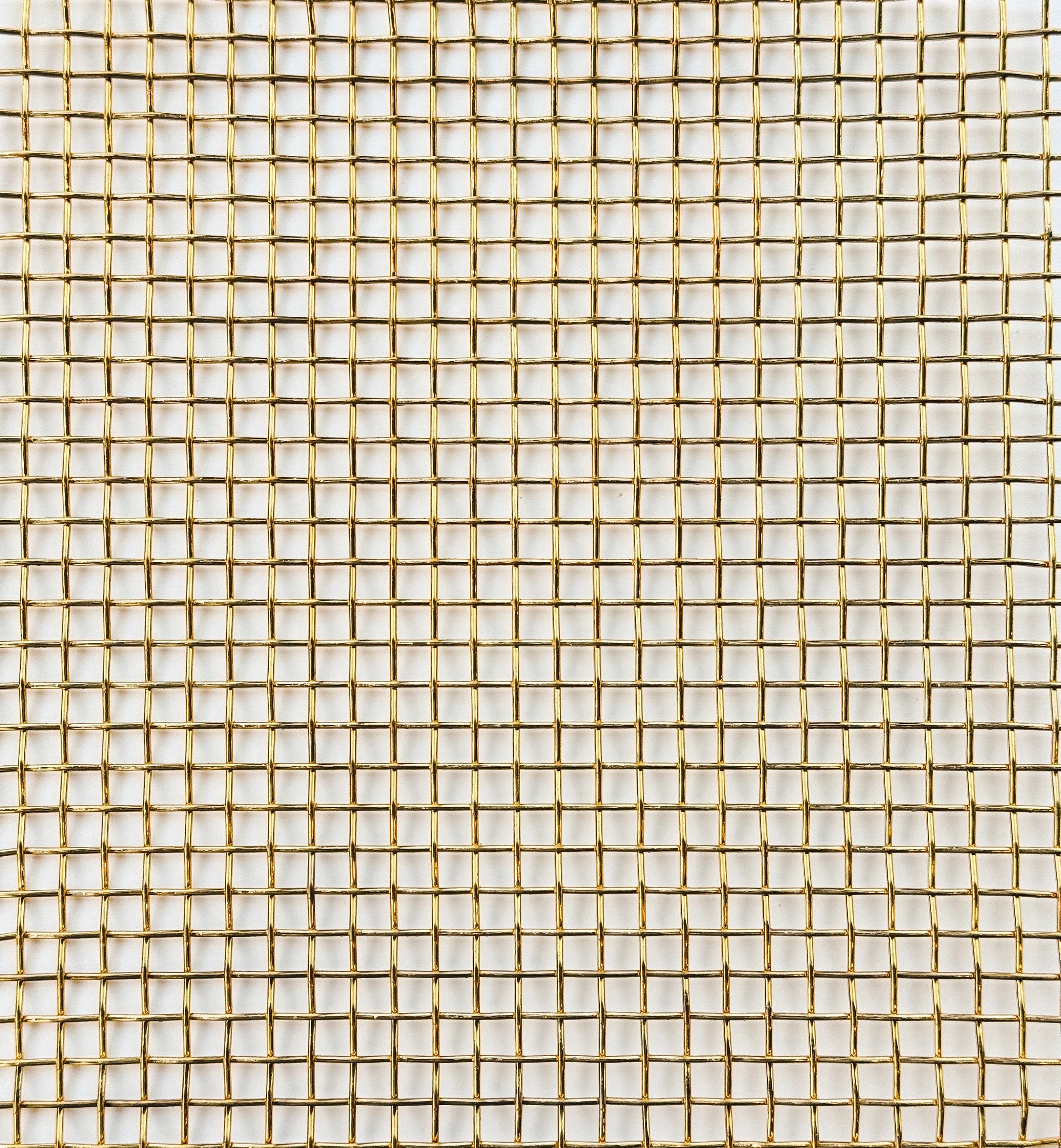 Wire Mesh Brass Architectural Woven style B Satin 
