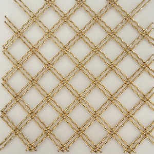 Wire Mesh Satin Brass Furniture and Creative Grille Mesh JB