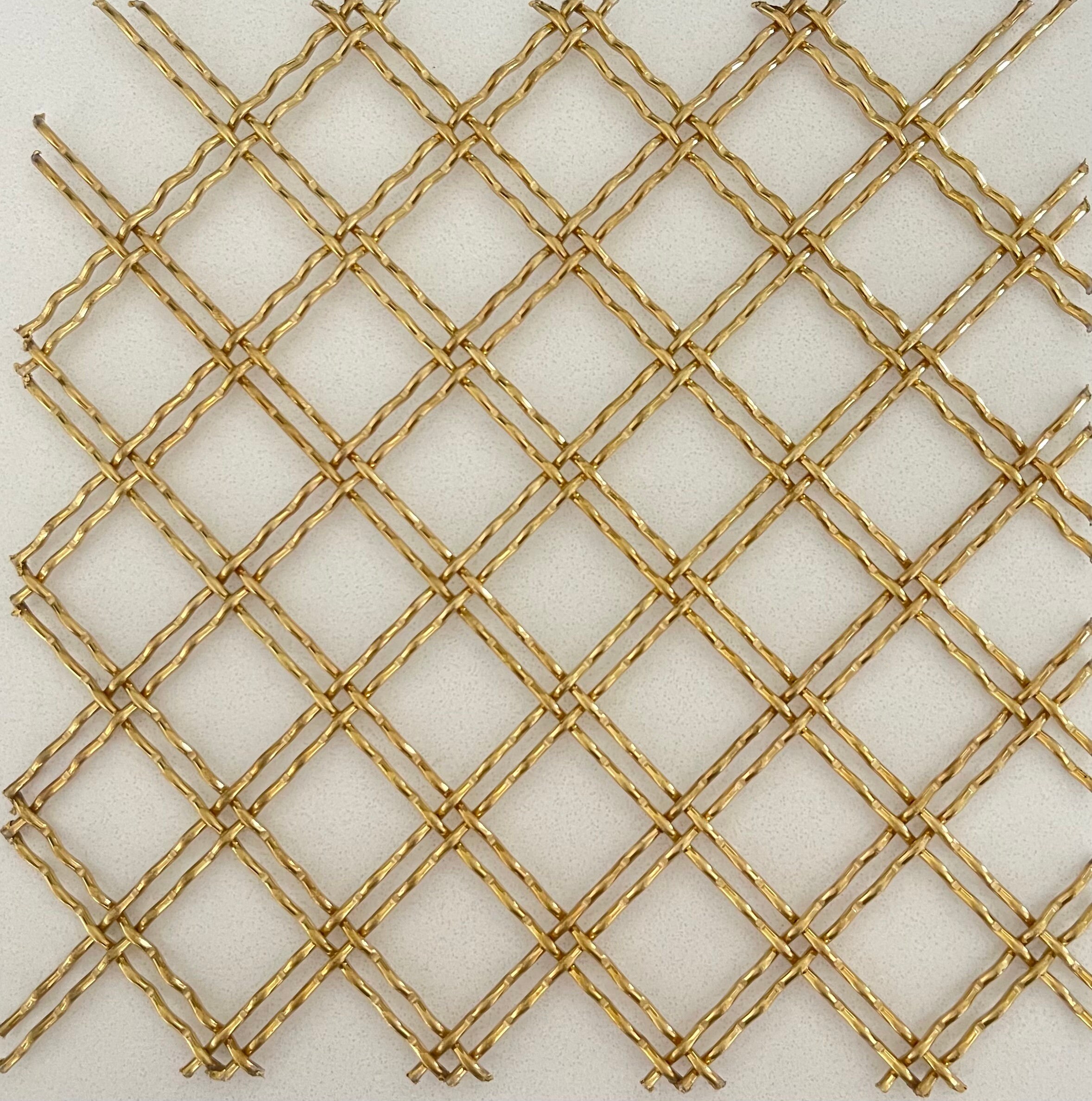 Wire Mesh Brass Furniture and Creative Grille Mesh Banker Wire -   Singapore