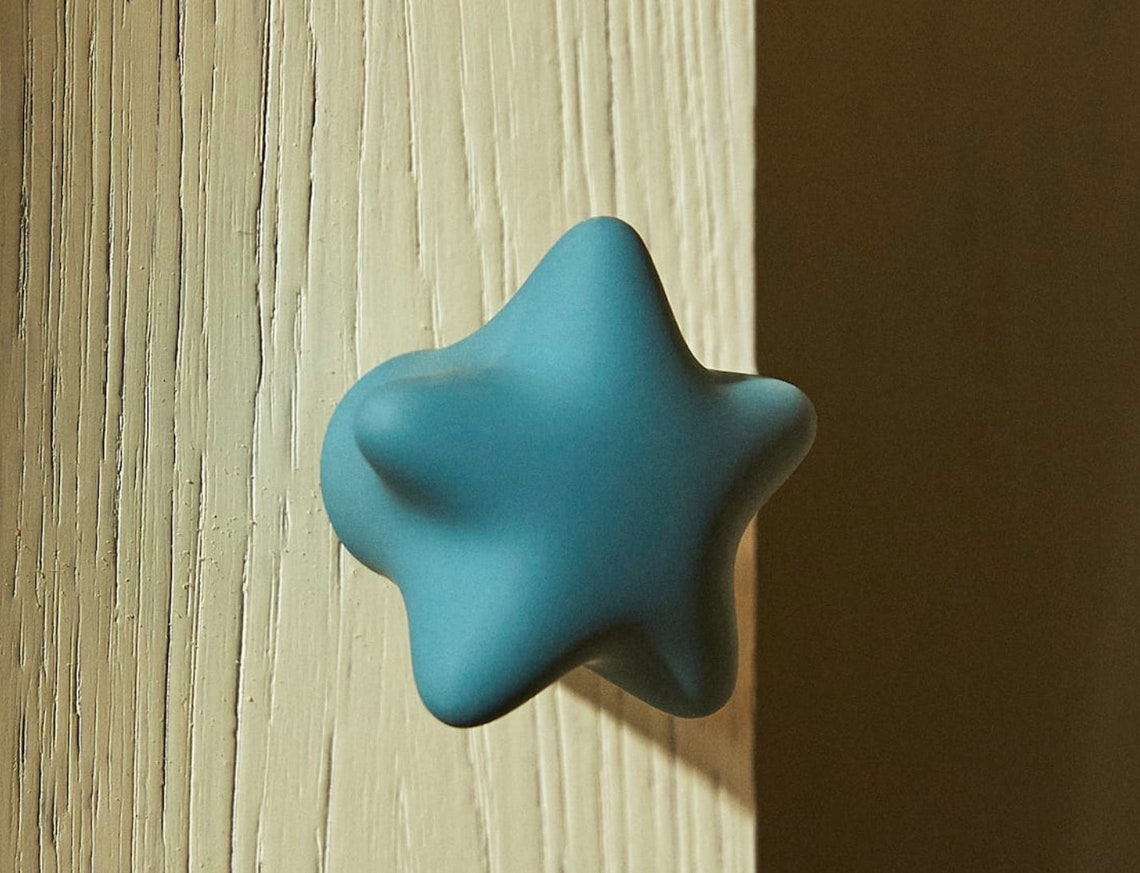 Keramik Varianten von Designs Weiß stern und rosa Herz | Etsy