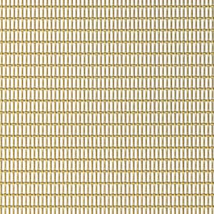 Satin Brass Woven Wire Mesh Architectural Furniture Grille - &quot;Style A&quot;