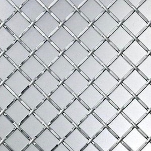 Wire Mesh Chrome "O" Architectural Woven Furniture and Creative Grille Mesh