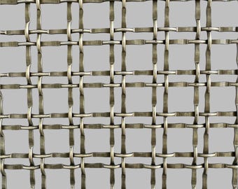Wire Mesh Antique Brass Architectural Woven Furniture and Creative Grille Mesh ABC