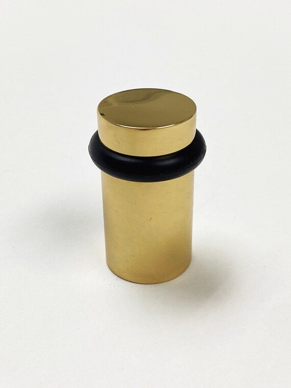 壁と床用の磨かれた真鍮製の頑丈なドアストッパー。 - Etsy 日本