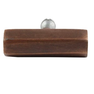 T-Knob Hexagon Brown "Gilli" Iron Cabinet Knob