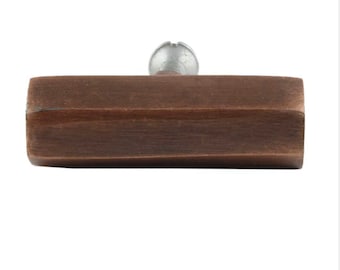 T-Knop Zeshoek Bruin "Gilli" Ijzeren Kast Knop