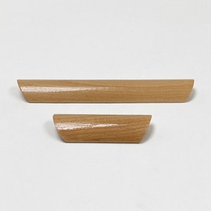 Lacquered Wooden Cabinet Pulls, Kitchen Cabinet Hardware
