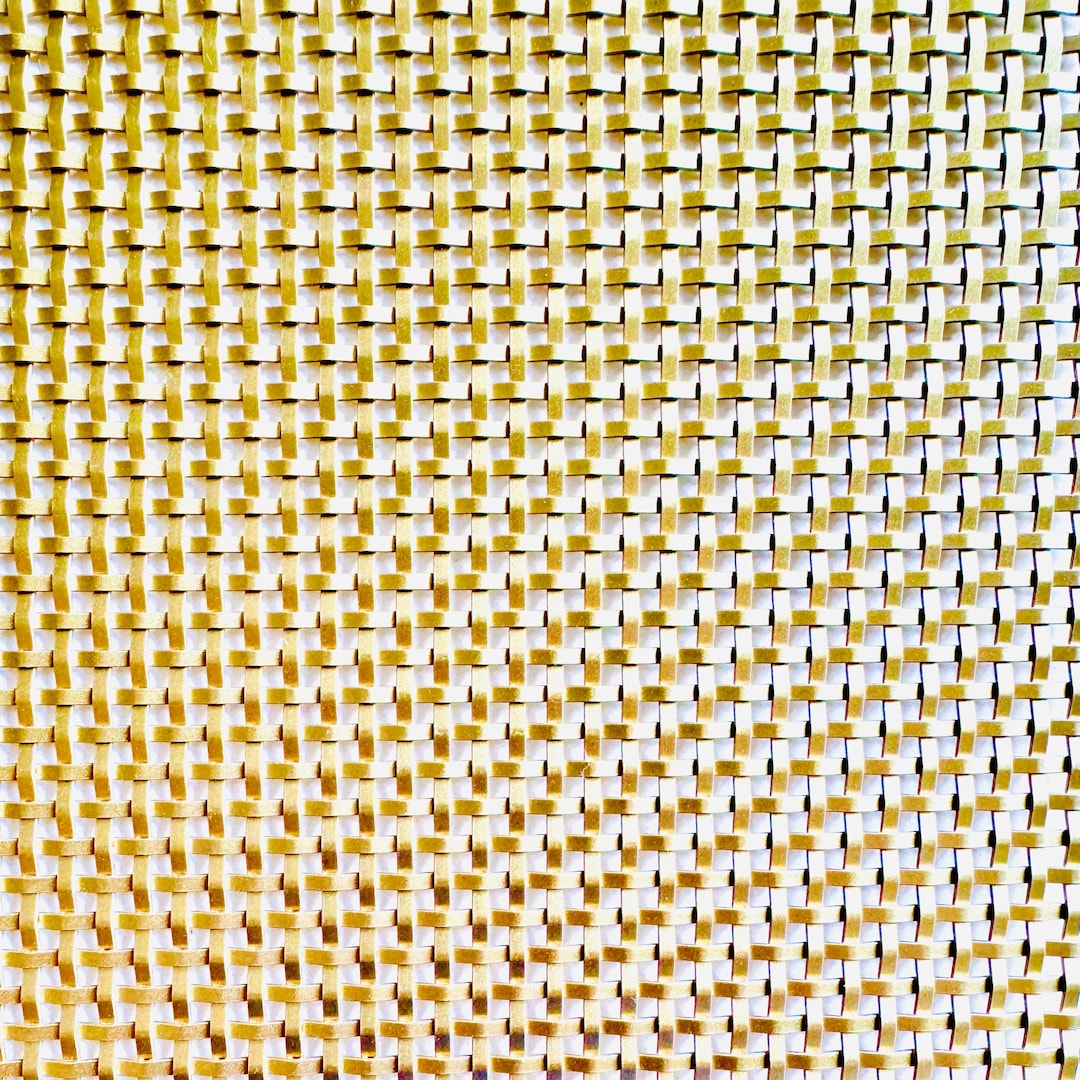 Wire Mesh Satin Brass Furniture and Creative Grille Mesh Style B001SB ...
