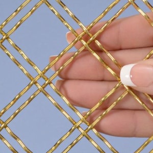 Wire Mesh Brass Furniture and Creative Grille Mesh NB