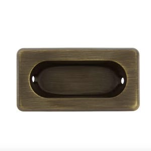 Antique Brass Recessed Window Sash Lift Traditional Hardware