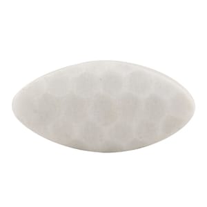 White Marble Cabinet Honeycomb Oval cabinet Drawer Knob, Modern Cabinet Hardware Farmhouse Drawer Pull