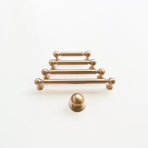 Champagne Bronze Transitional "Queen B" Cabinet Knob | Kitchen Cabinet Hardware