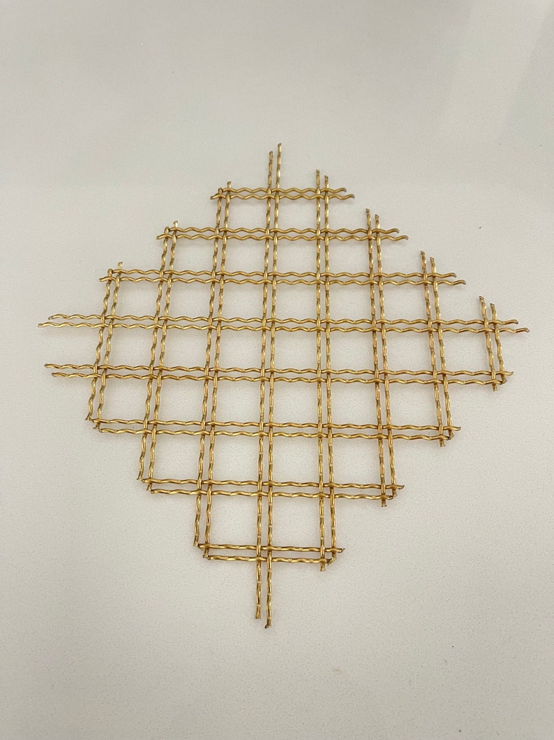 Wire Mesh Brass Furniture and Creative Grille Mesh - Banker Wire