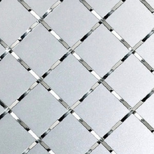 Wire Mesh Chrome "P" Architectural Woven Furniture and Creative Grille Mesh