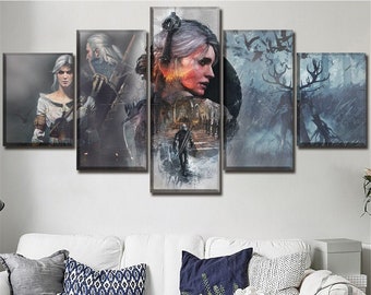 Painting Calligraphy 1 Piece The Witcher 3 Wild Hunt