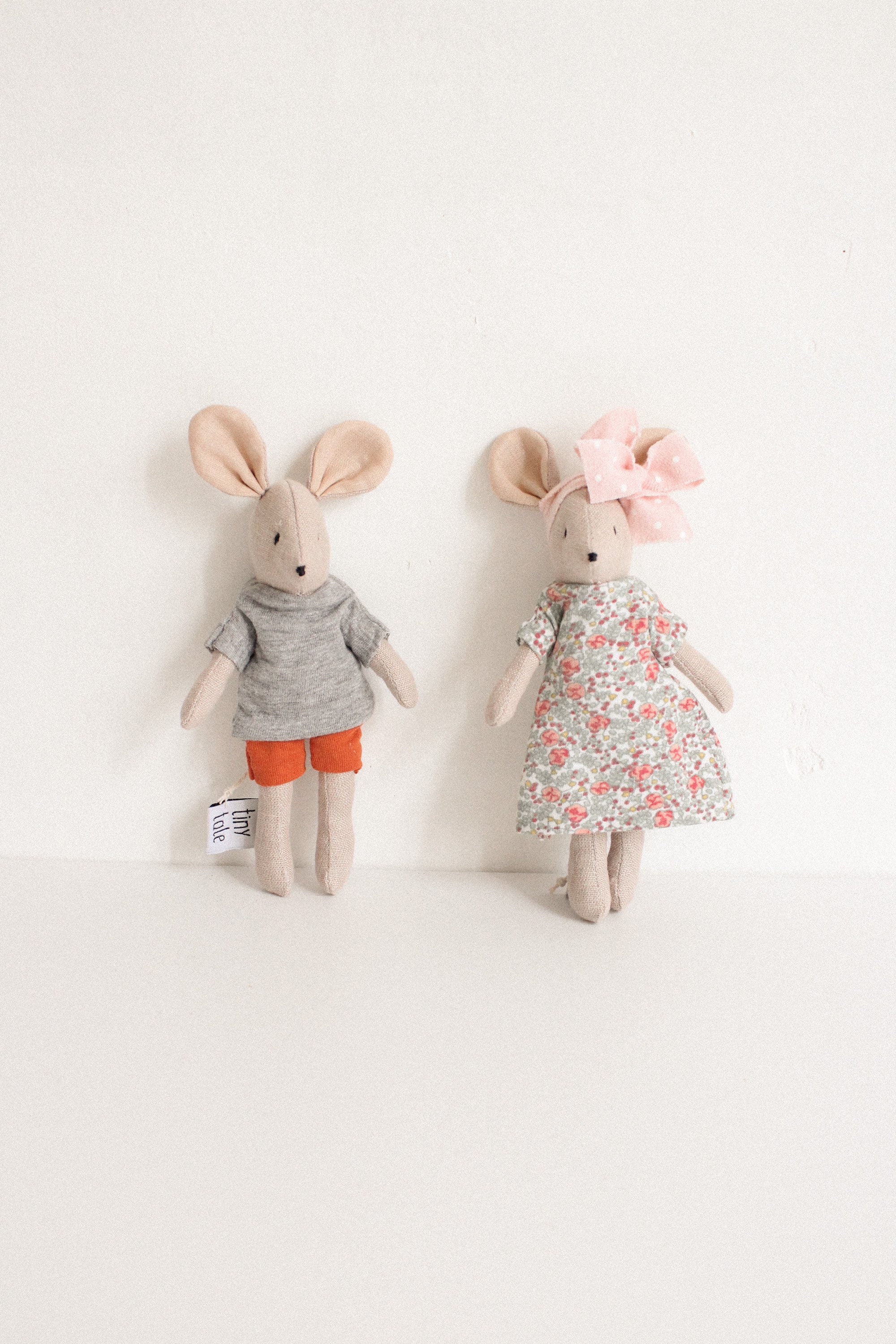 Paar Mäuse, Hochzeit niedliches Geschenk, Geburtstags-Baby-Mädchen Geschenk, Puppenhaus Maus Stofftier, Mäuse Spielzeug, Leinen Maus Spielzeug