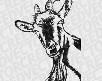 Download Funny Goat Svg Etsy