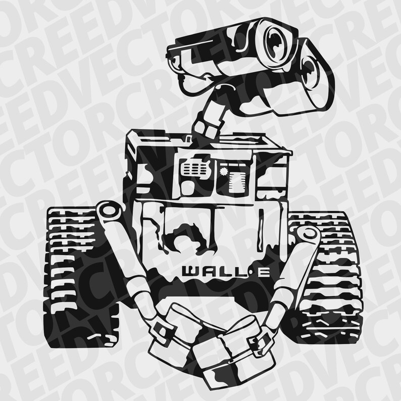 WallE SVG WallE shirt Disney cricut Clipart WallE Etsy