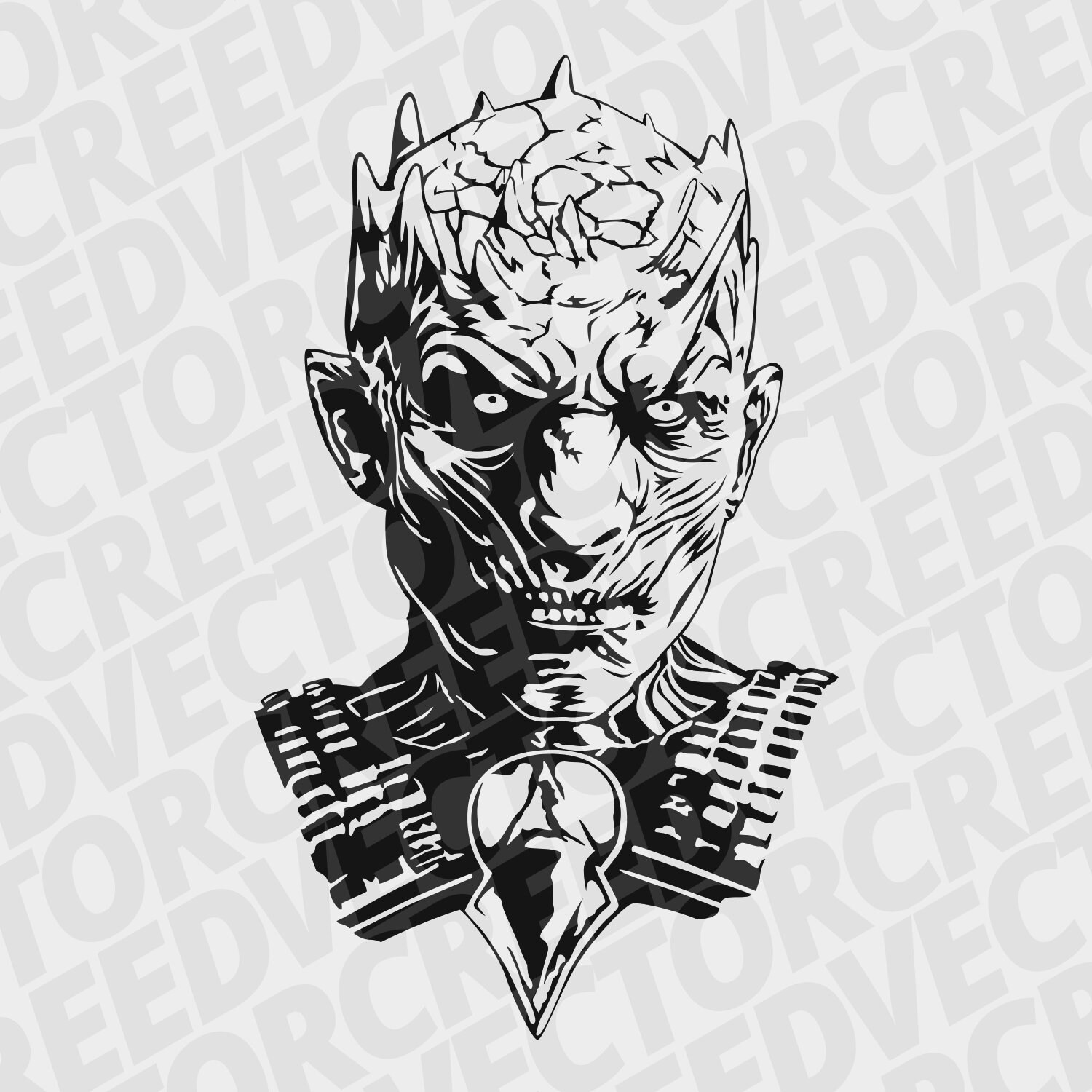 Download Night King Svg Game Of Thrones Svg White Walker Svg Game Etsy