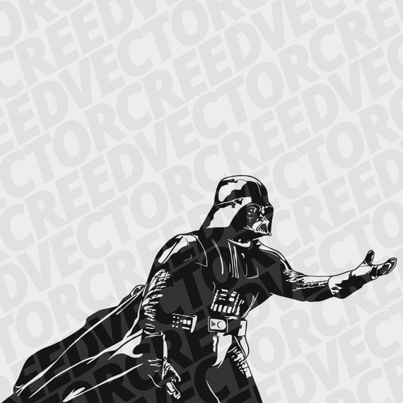 Download Darth Vader Svg Space Wars Darth Vader Cricut Stencil Etsy