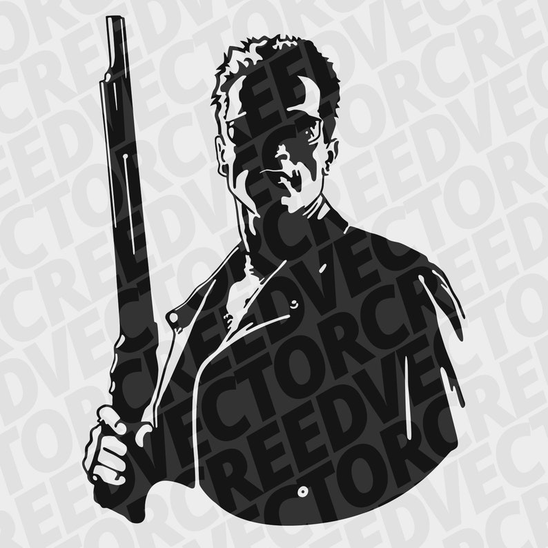 Download Terminator svg T-800 svg Arnold Schwarzenegger svg stencil | Etsy
