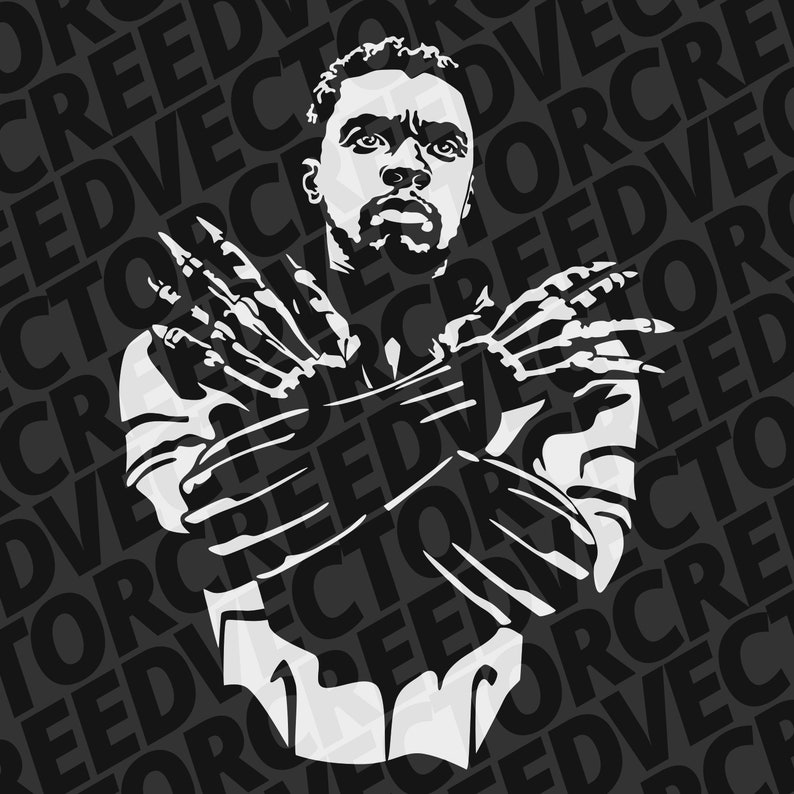Download Black Panther svg Black Panther Dxf Avengers Marvel svg | Etsy