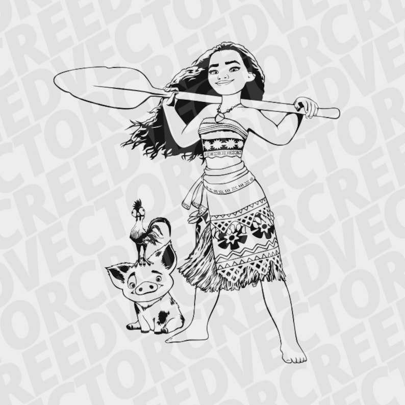 Moana Svg Hei Hei Svg Stencils Disney Svg Chicken Svg vrogue.co