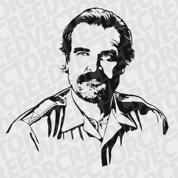 Hopper Svg Jim Hopper Stranger Things Svg Stranger Things Etsy