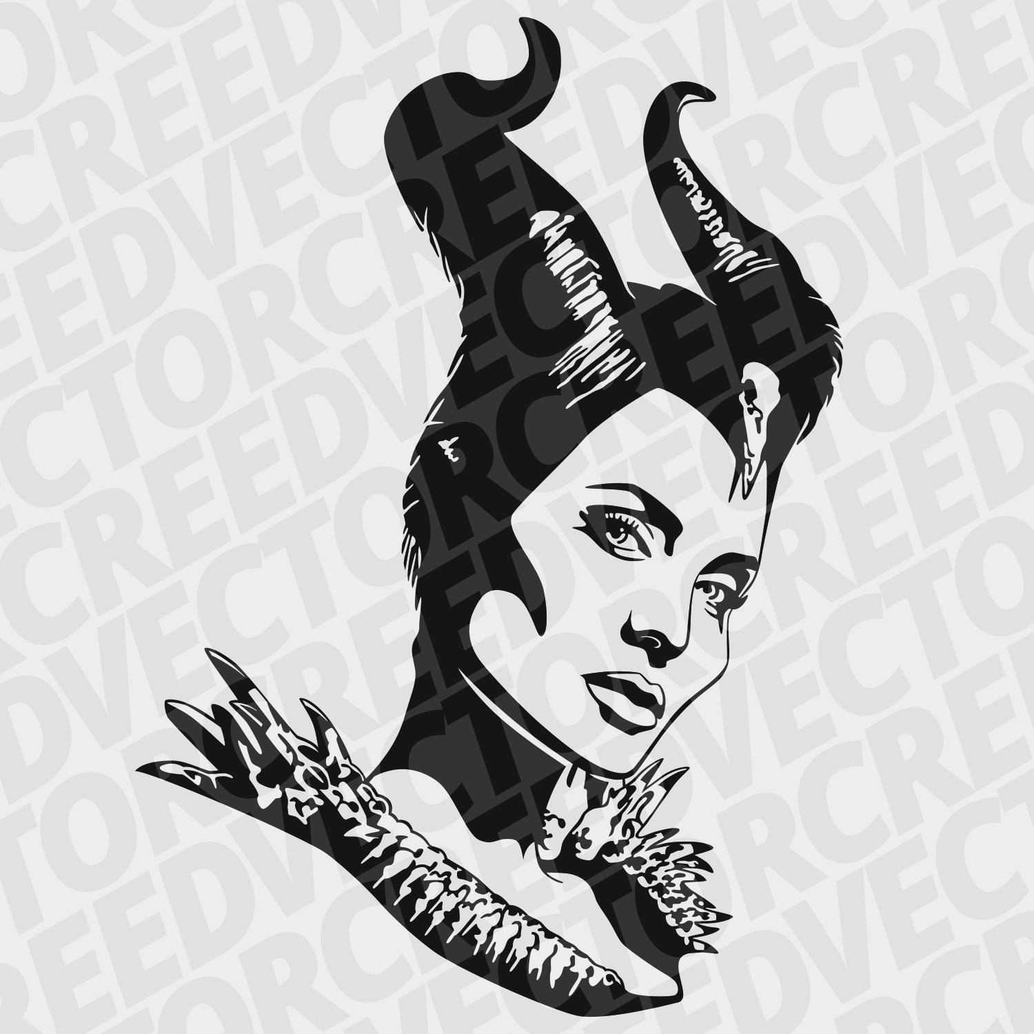 Maleficent svg Disney svg Maleficent cutfile Maleficent | Etsy
