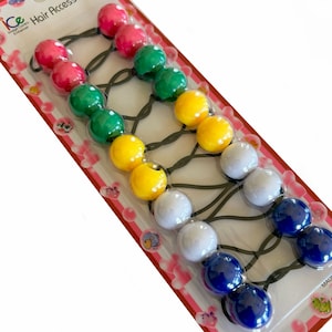 Medium variety color hair knockers, 10 pc, hair balls, hair ties, ballies, knockers for hair, knockers, hair supplies for girls, ponytail