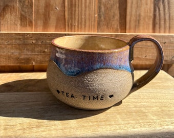 Tea Time Pottery Tea Cup 10.5 oz.