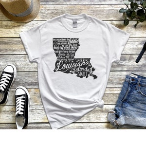 Unisex Louisiana Nights Unisex Shirt, Game Nights In Louisiana Unisex Shirt, Louisiana Shirt, Glitter Available!