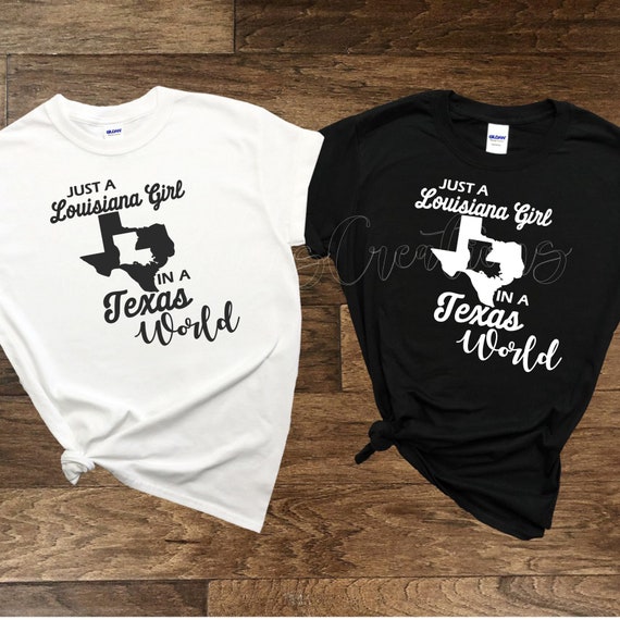 City & State -> Louisiana Heavy Cotton Ladies T-Shirt